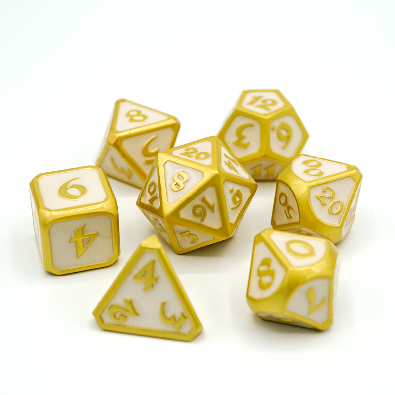Die Hard Dice 7 Die Metal Dice Set: Celestial Relic