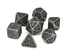 Die Hard Dice 7 Die Metal Dice Set: Mythica Dark Iron