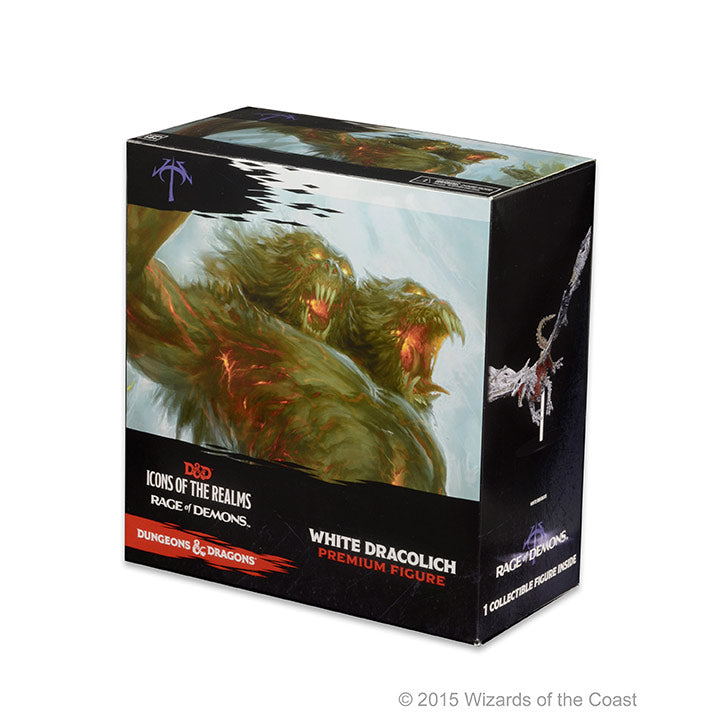 Wizkids Icons of the Realms: Rage of Demons Case Incentive - White Dracolich