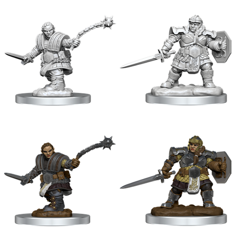 Wizkids: Nolzur's Marvelous Miniatures: Dwarf Fighter
