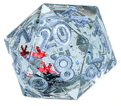 Sirius Dice: Sharp Edge d20 Snowglobe
