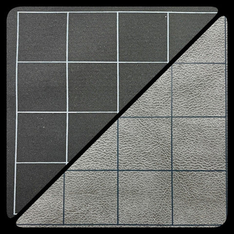 Chessex Reversible Megamat - 1" Squares Black/Grey