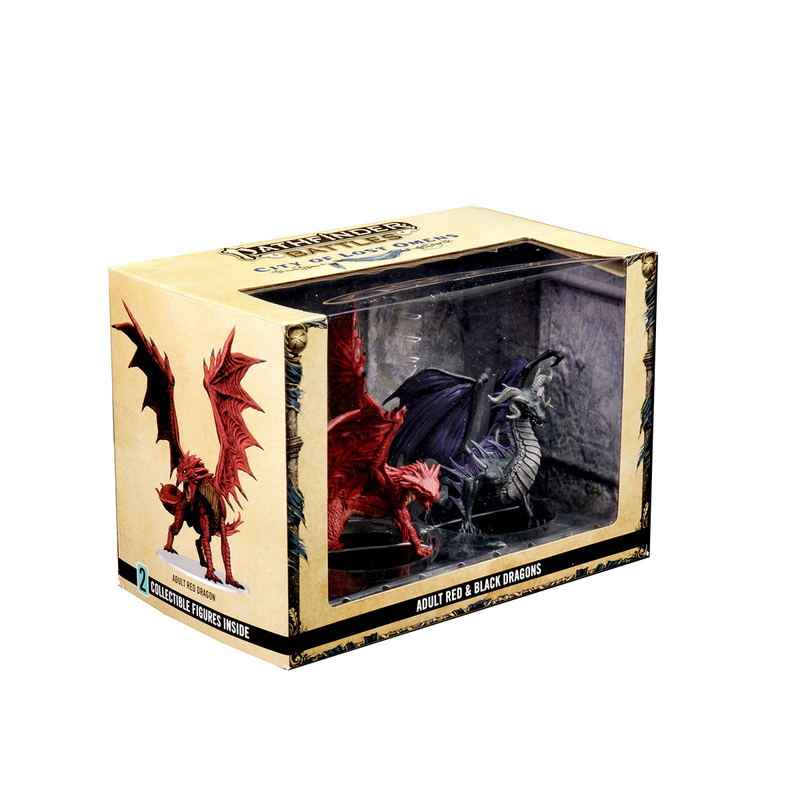 Wizkids Battles: Adult Red & Black Dragons