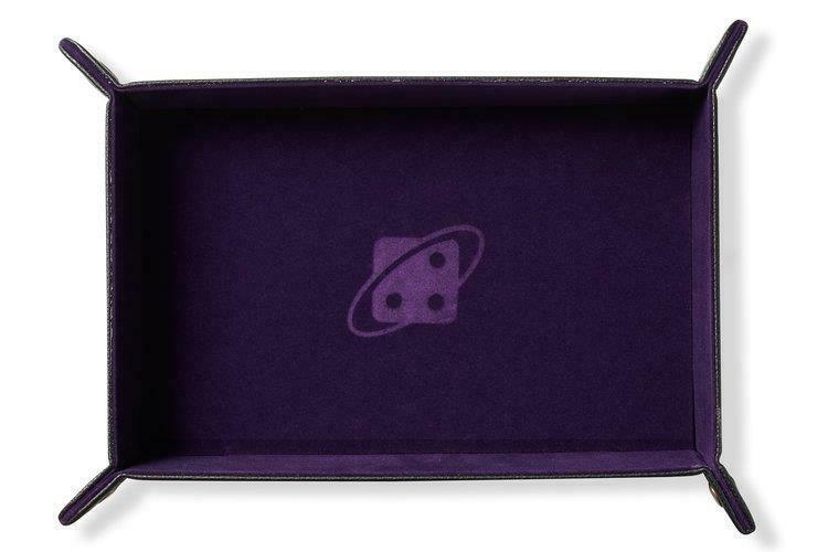 Die Hard Dice: Table Armor Folding Rectangle Tray: Purple Velvet