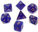 Chessex Borealis: Purple/Gold 7 Dice Set