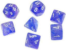 Chessex Borealis: Purple/White 7 Dice Set
