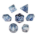 Chessex Nebula: Black/White 7 Dice Set