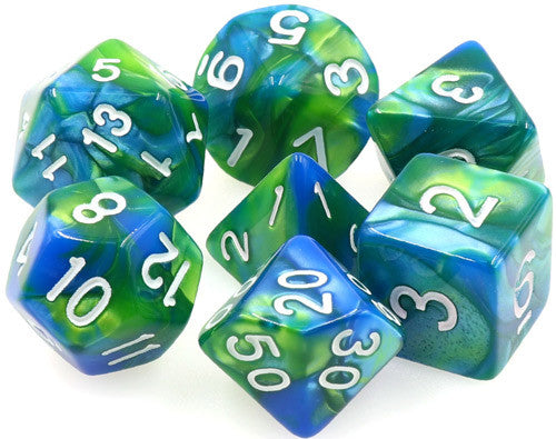 Tasty Minstrel Games Dargon's Dice 7 Die Set: Siren's Call