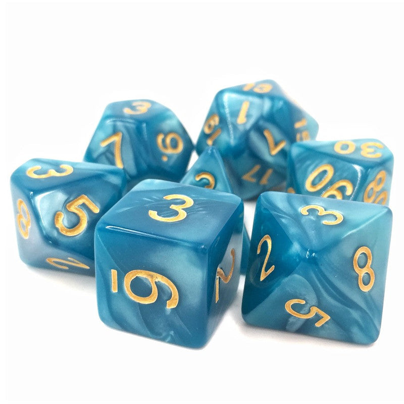 Tasty Minstrel Games Dargon's Dice 7 Die Set: Sleepy Sky