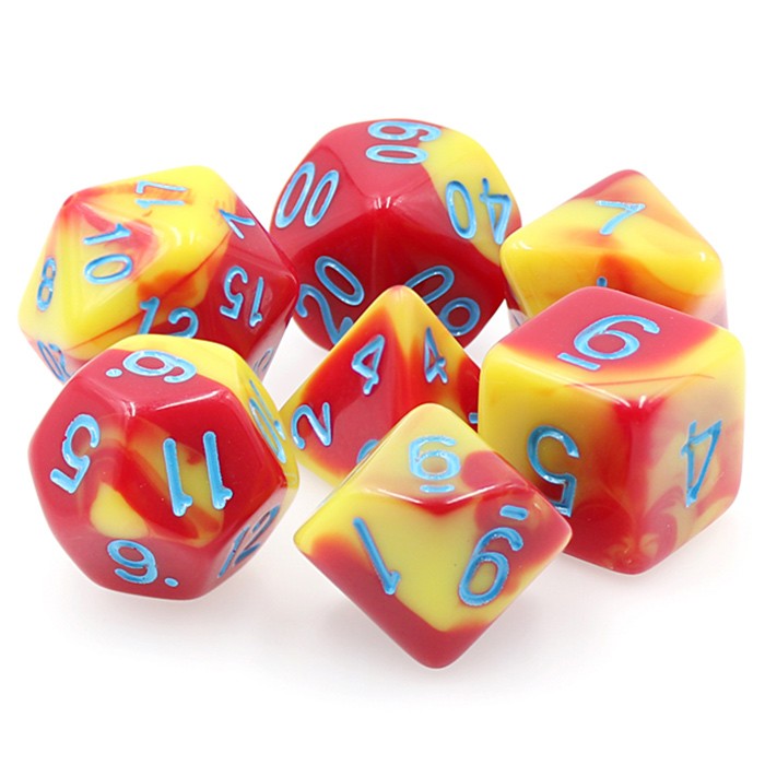 Tasty Minstrel Games Dargon's Dice 7 Die Set: Honour Guard