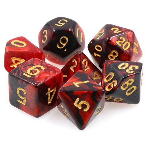 Tasty Minstrel Games Dargon's Dice 7 Die Set: Corruption