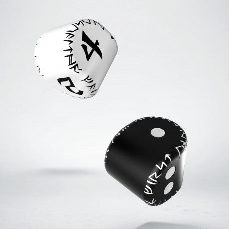 Q Workshop Dice Set - D2 & D4 Runic Dice Set