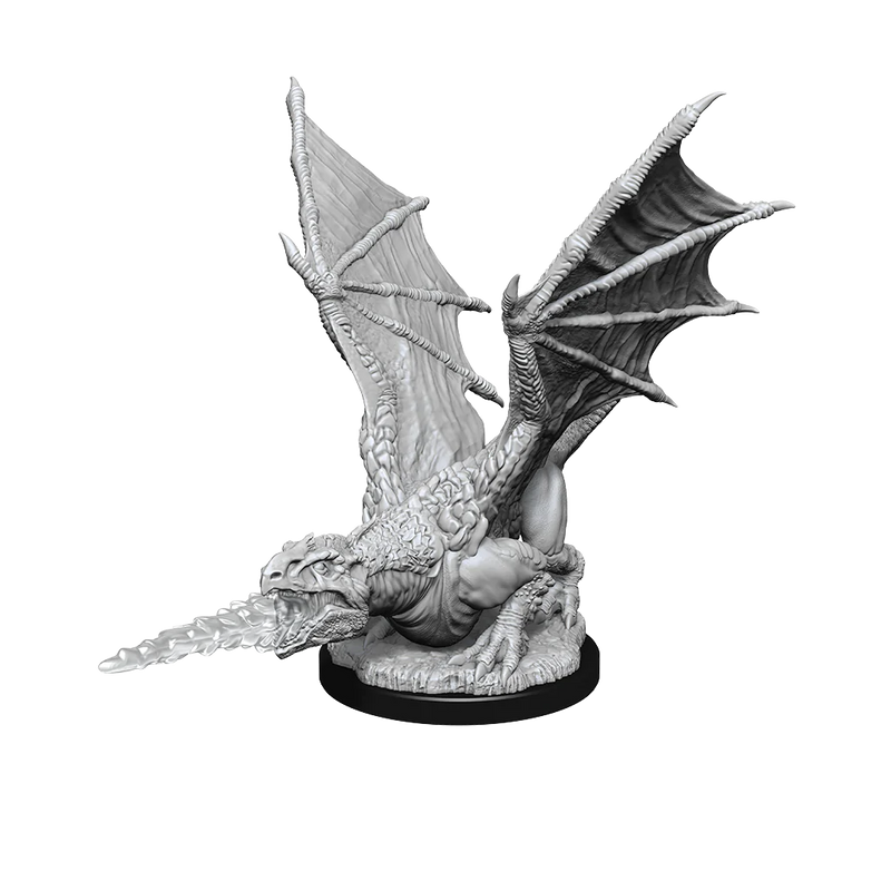 Wizkids Nolzur's Marvelous Miniatures: White Dragon Wyrmling