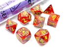Chessex Lab Dice Vortex: Underworld/Yellow 7 Dice Set