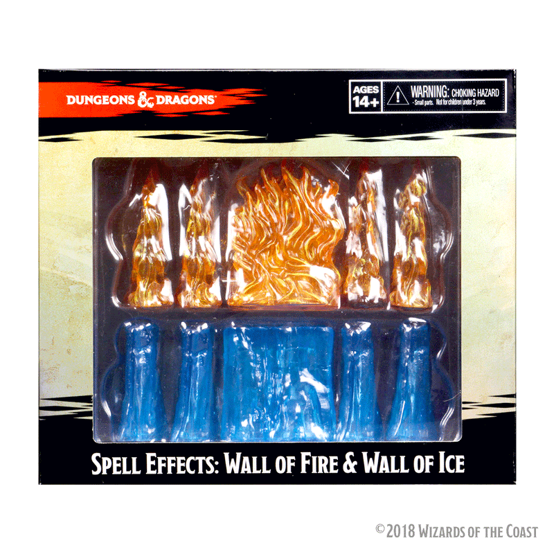 Wizkids Icons of the Realms: Spell Effects: Wall of Fire & Wall of Ice